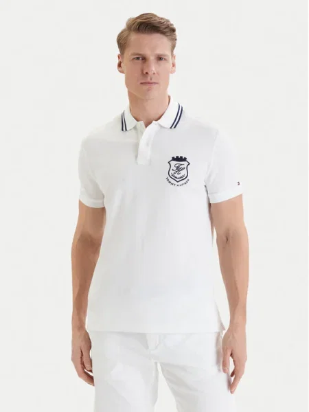 Tommy Hilfiger Pólóing Badge fehér