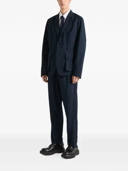 Pantaloni de jogging Givenchy cu broderie albastru