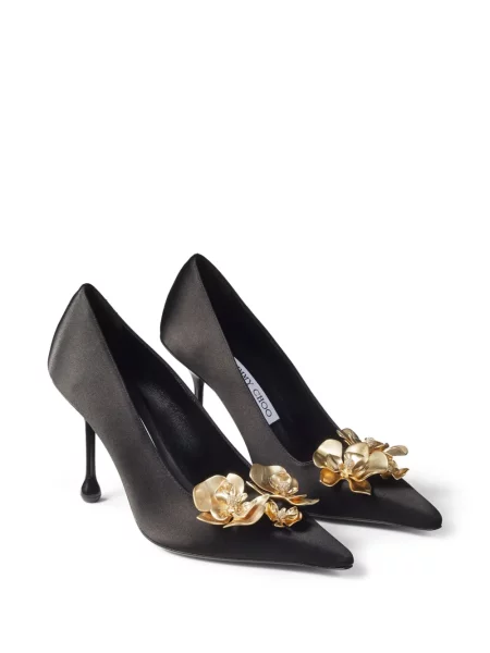 Iš natūralios odos bateliai Jimmy Choo juoda