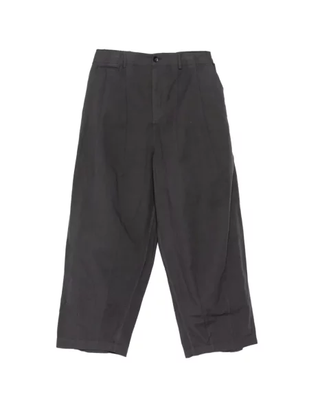 Zúžené kalhoty Croquis se stahovací šňůrkou šedé