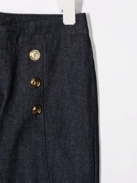 Spodnie dziecięce Balmain niebieskie