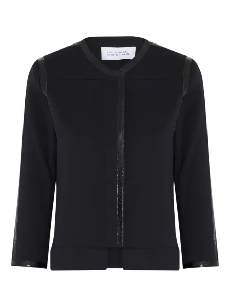 Bluzka Gloria Coelho o krotszym kroju czarna