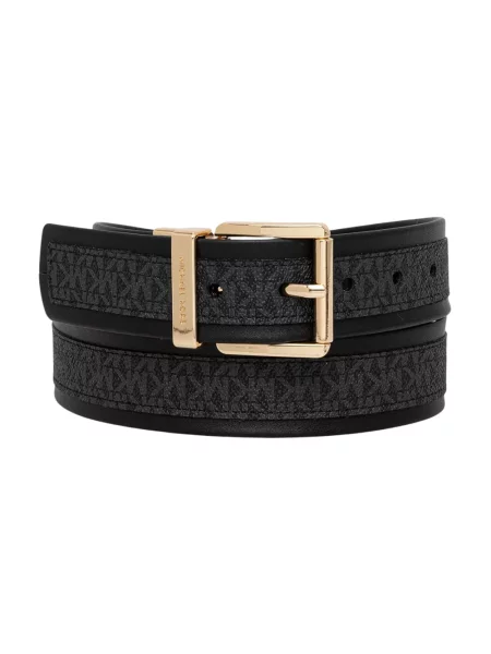 Pasek Michael Kors z paskiem czarny