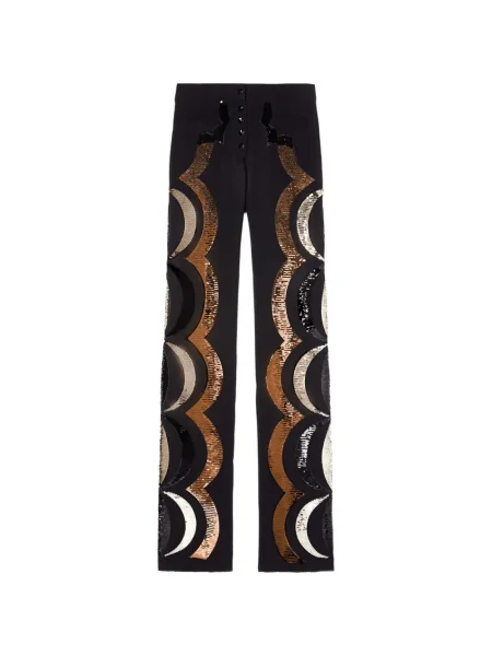 Pantaloni Pucci cu paiete negru