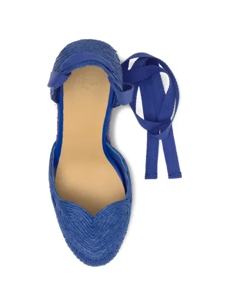 Éksarkú szív mintás espadrilles Castaner kék