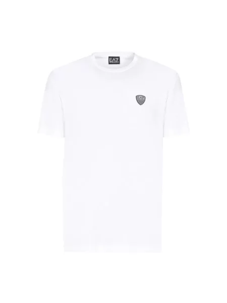 Emporio Armani Koszulki Mężczyzna T-shirt z okrągłym dekoltem biały
