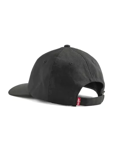 Czapka z daszkiem dziecięca Levi's czarna