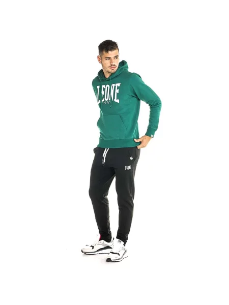 Fleece fleece melegítő felső Leone 1947 zöld