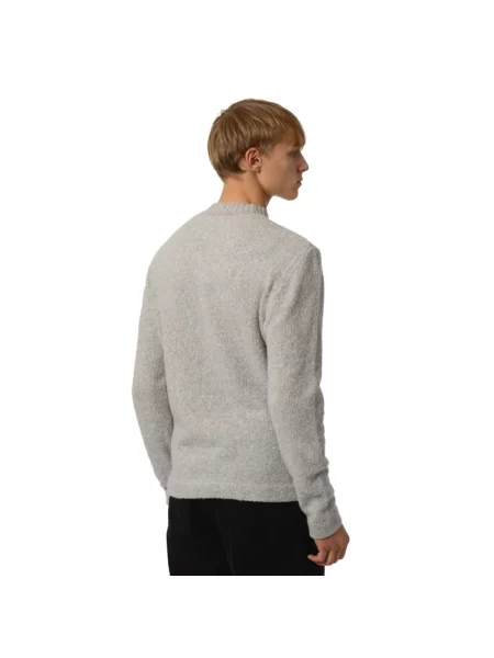 Dzianinowy sweter Stone Island z kamieniami szary