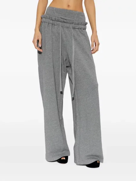 Pantaloni Knwls cu cordon gri