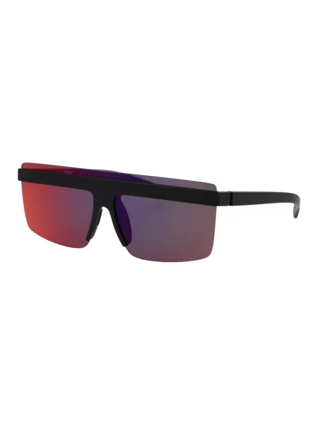 Lniane okulary przeciwsłoneczne Mykita czarne