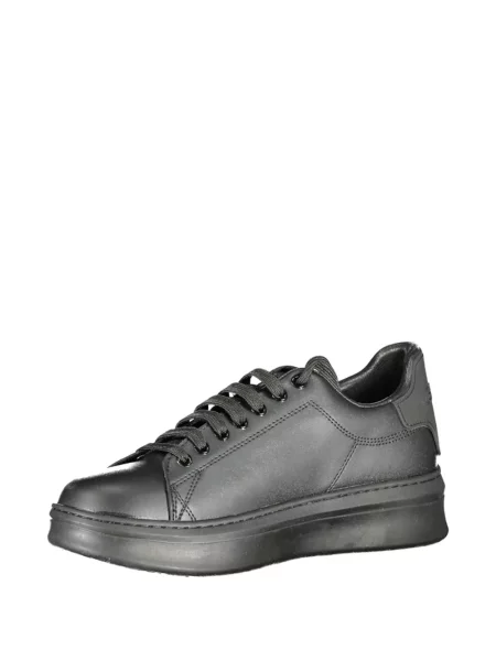 Sneakerși Gaelle din piele negru