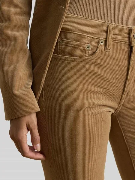 Spodnie z prostymi nogawkami z mieszanki bawełny Lauren Ralph Lauren