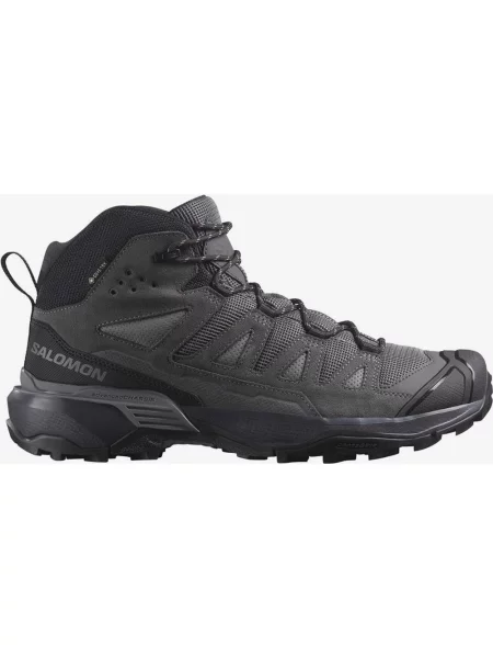 Buty trekkingowe Salomon X Ultra Leather Mid GORE-TEX ciemnoszare szare