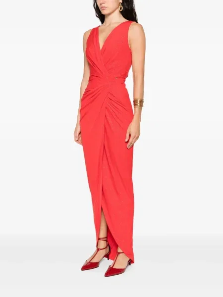 Rochie maxi Nissa de costum roșu