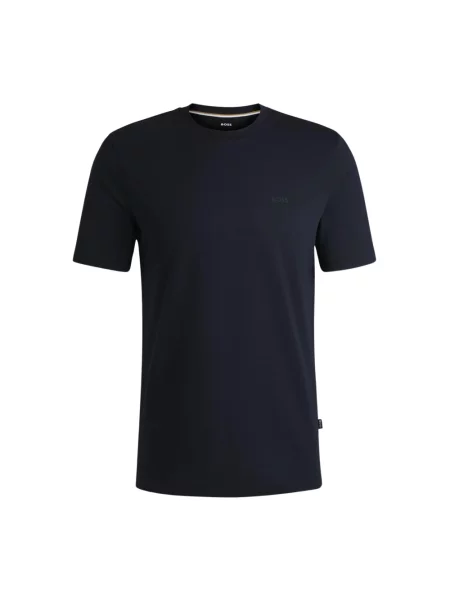T-shirt z bawełny model ‘Thompson’ Boss niebieska
