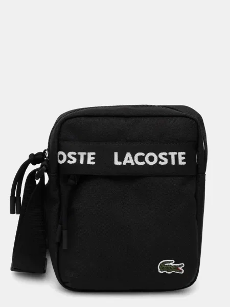 Чанта през рамо Lacoste черно