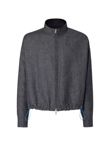 Geacă de blugi Fendi reversibilă albastru