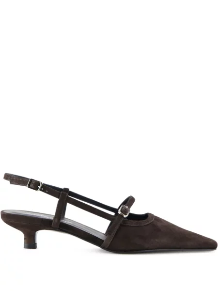 Pantofi cu toc Notabene slingback maro