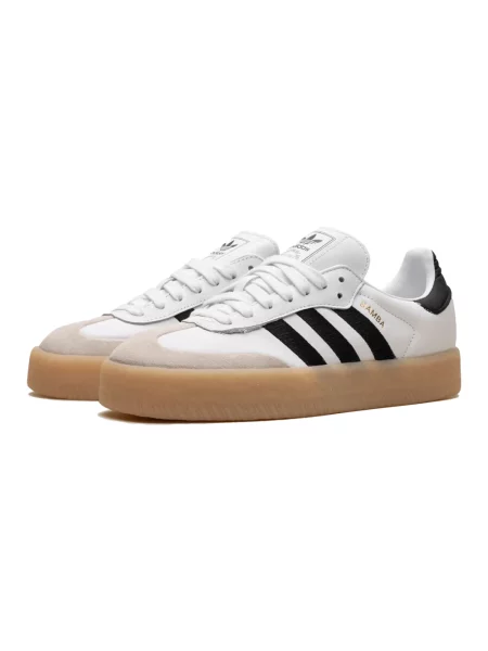 Sneakersy Adidas skórzane białe