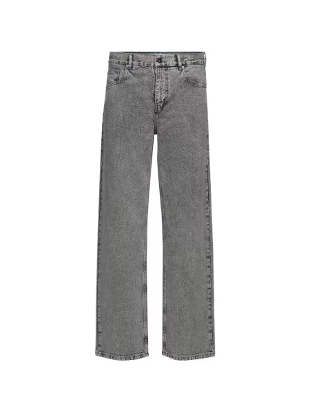 Blugi cu picior larg Karl Lagerfeld Jeans gri
