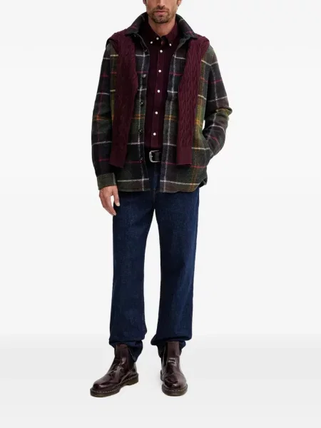 Πουκάμισο Barbour κοτλέ μωβ
