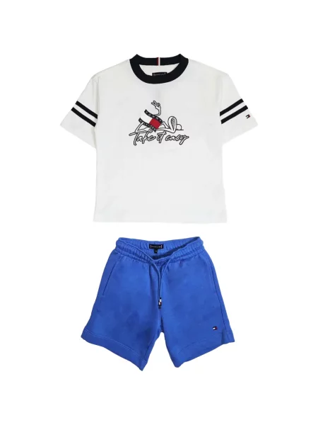 Szorty dziecięce Tommy Hilfiger białe
