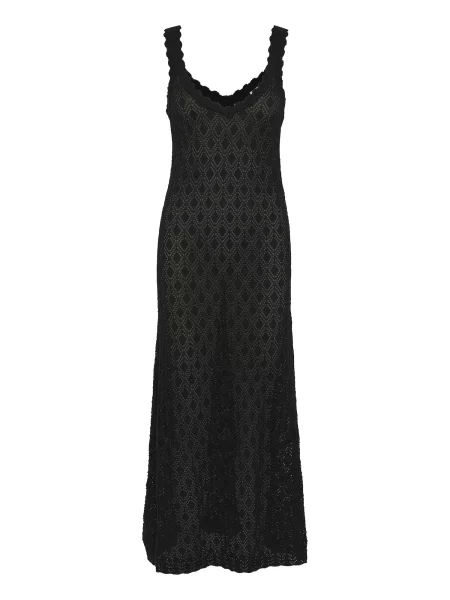Kaffe Rochie tricotat negru