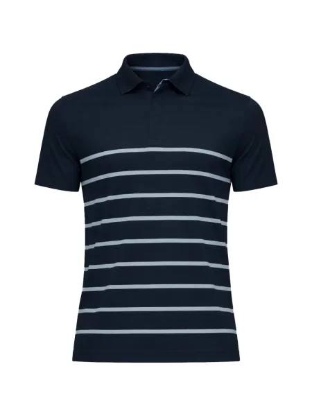 Tricou polo Paul & Shark cu dungi albastru
