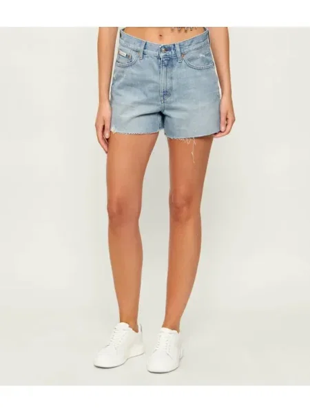 Calvin Klein Jeans Farmer rövidnadrág kék