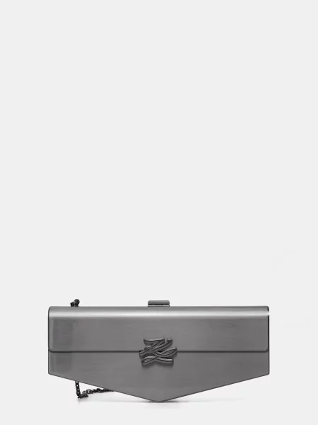 Karl Lagerfeld pisemska torbica Karl Lagerfeld Studio siva