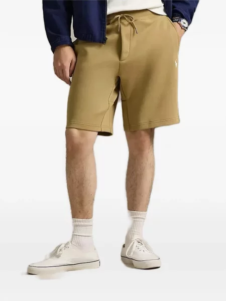 Pantaloni scurți Polo Ralph Lauren cu autograf albastru