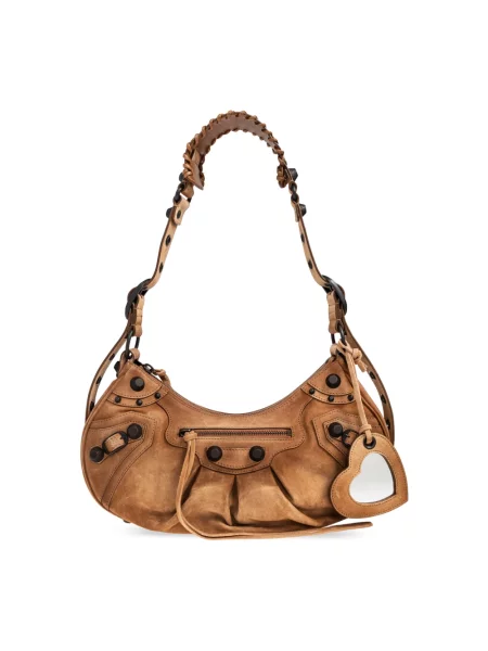 Torebka Balenciaga Le Cagole brązowa