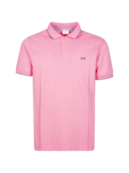 Tricou polo Sun68 roz