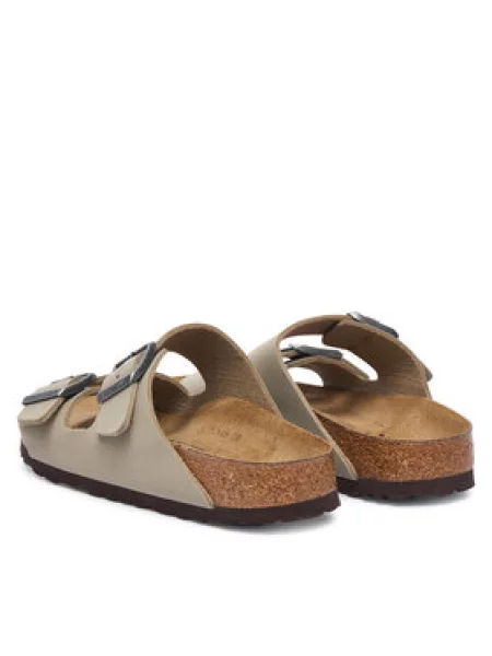 Šľapky BIRKENSTOCK Arizona Birko-Flor faded khaki/dark brown os hnedá