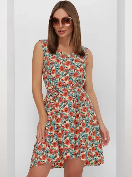 Сукня міні MarSe софтшел жовтий