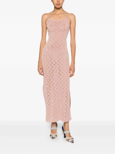 Rochie maxi Marine Serre roz