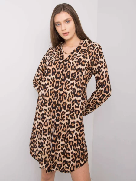 Rochie Fashionhunters de costum maro