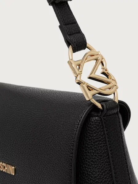 Кожаная сумка Love Moschino