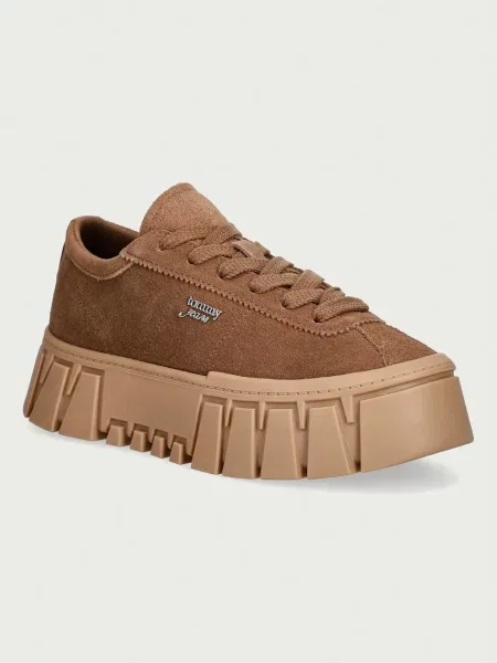 Tommy Jeans Sneakers Platform Sneaker maro