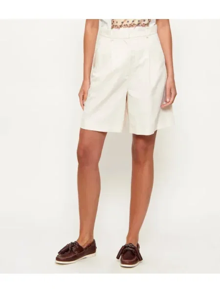 Weekend MaxMara Pantaloni scurți ECUBA | cu adaos de in