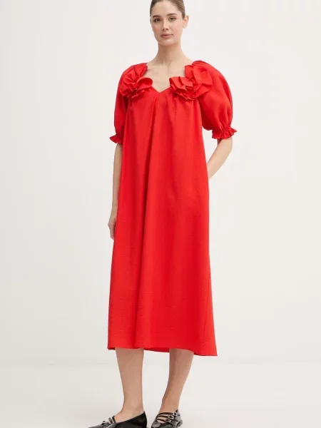 Stine Goya sukienka czerwona