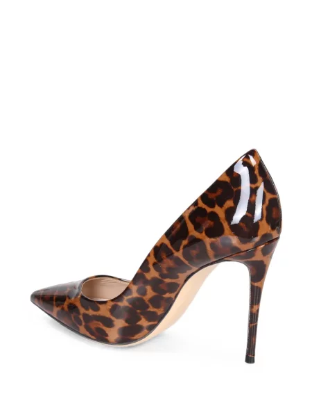 Pantofi cu toc Casadei cu imagine cu model leopard maro