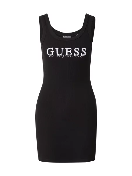 Guess Rochie de zi Negru alb