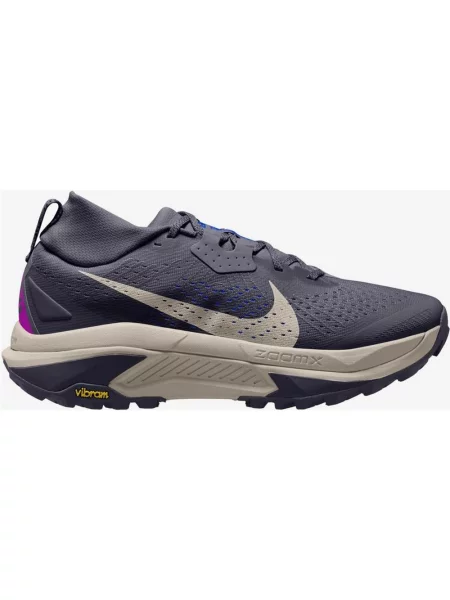 Buty do biegania Nike ACG Zegama Trail szary ciemny fioletowy elektryczny niebieski 40 beżowy
