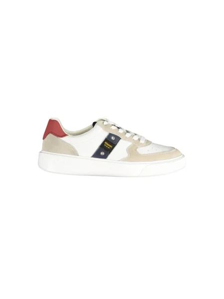 Lniane sneakersy Blauer białe