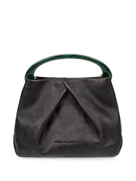 Geantă Dries Van Noten din piele negru