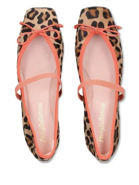 Μπαλαρίνες Pretty Ballerinas με σχέδιο με λεοπαρ μοτιβο καφέ