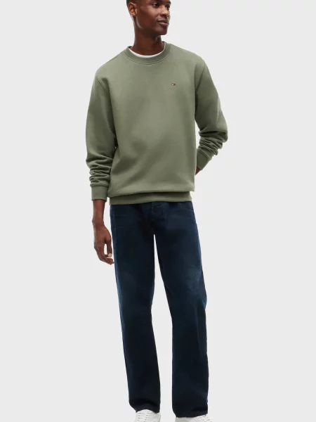 Свитшот Tommy Jeans зеленый