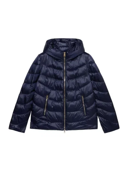 Kurtka puchowa Oltre niebieska